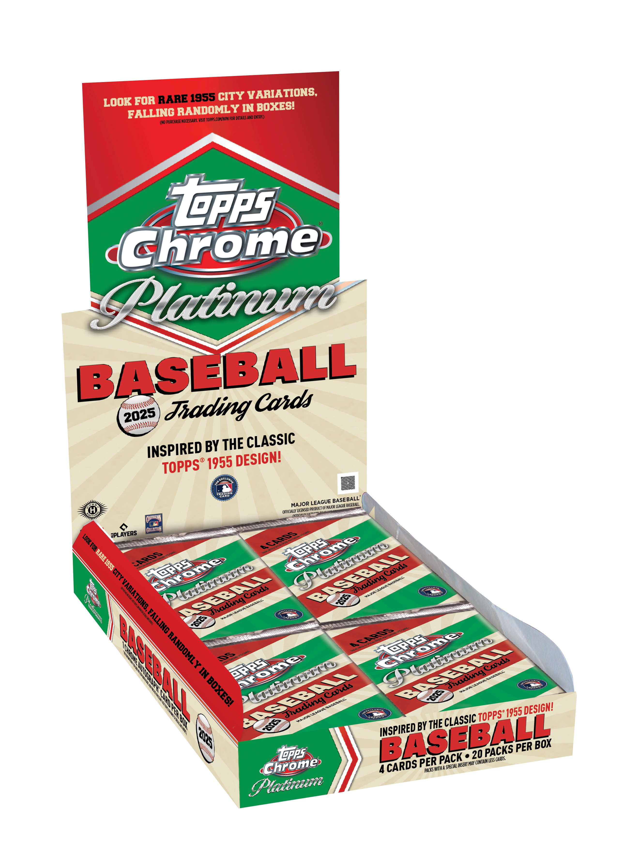 2025 Topps Chrome Platinum Baseball Hobby Box