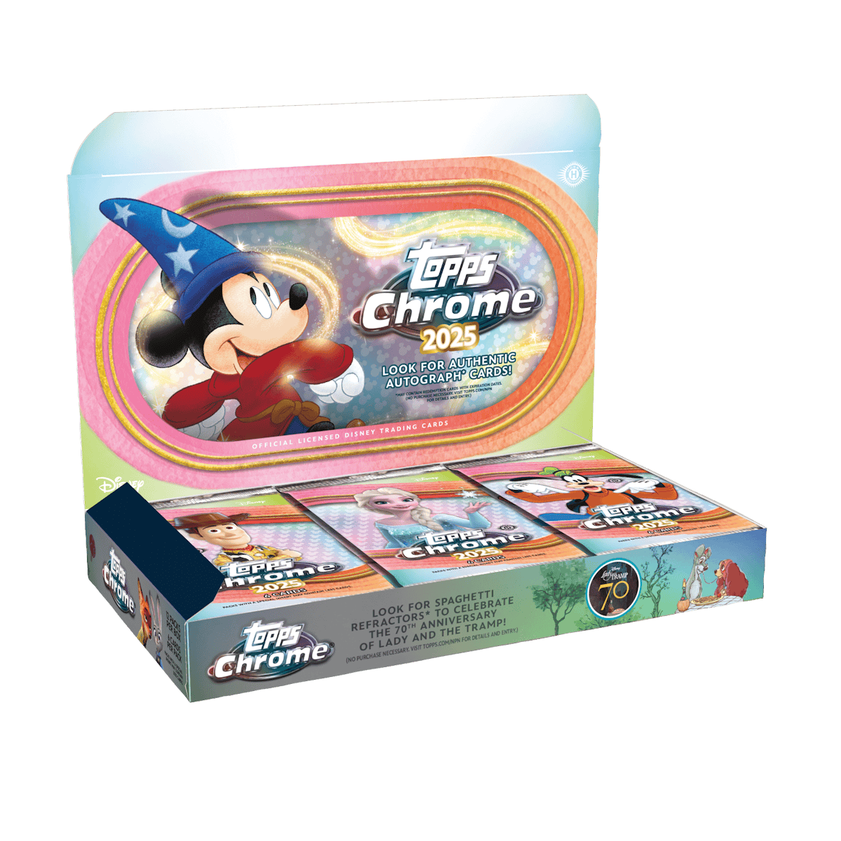 2025 Topps Chrome Disney Hobby Box