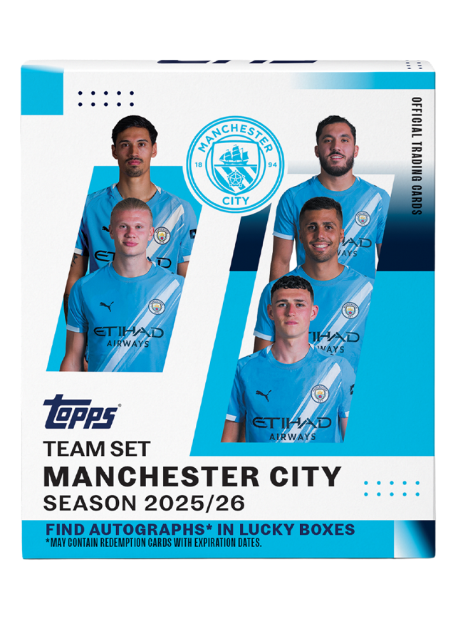 2025/26 Topps Manchester City Team Set