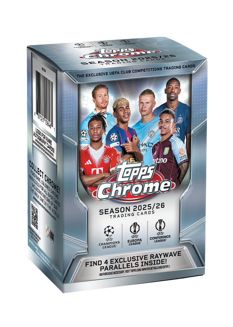 2025/26 Topps Chrome UEFA Club Competitions Value Box